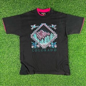Vintage 90s Signal Sports Colorado nature graphic t-shirt